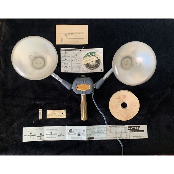Rare 1950s MAYFAIR Foldomatic Pocket Model w/Built-in Dimmer Switches & Exp Calc